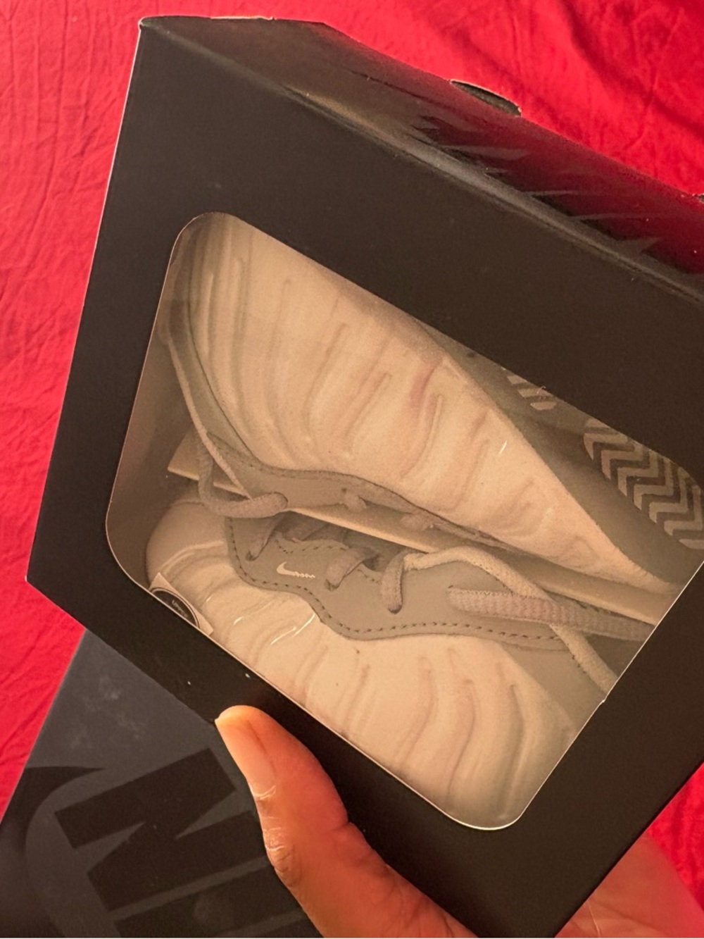 Nike Lil' Posite One Box Label – Light Smoke Grey/White/Blue Fury